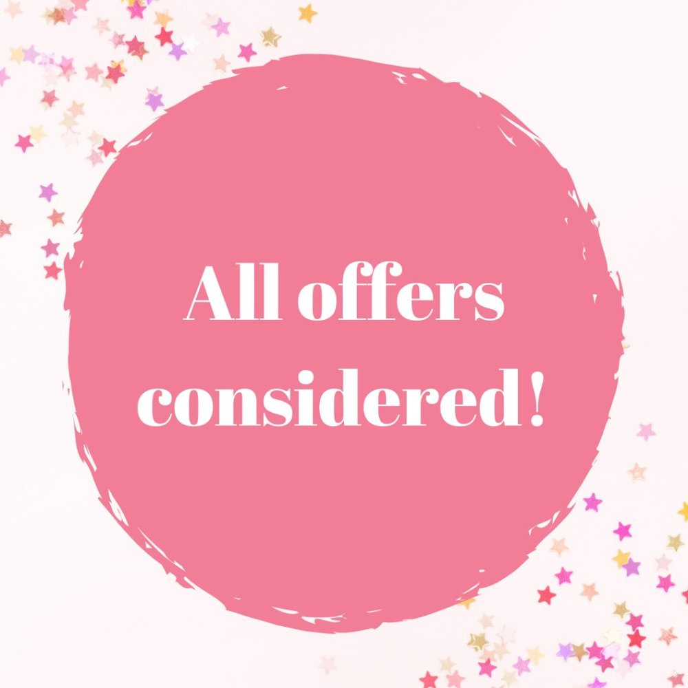 send reasonable offers my way!